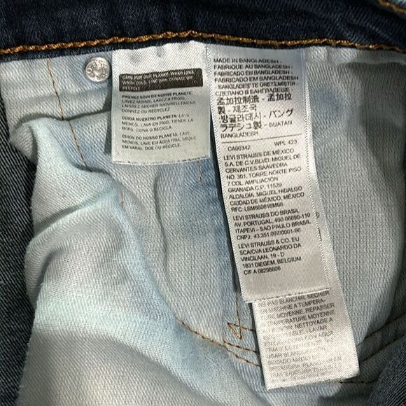 Levi’s 512 Slim Taper Blue Denim Jeans — Size 32x34 - Picture 9 of 9